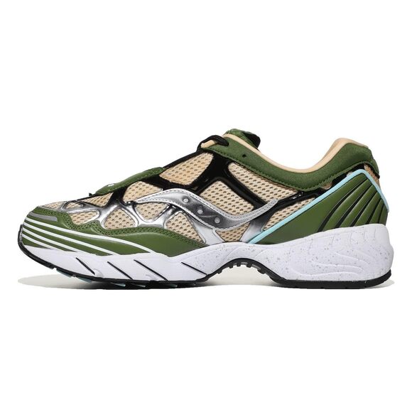 Saucony Grid Web Pesto/Black/Blue Men's 9, Women's 10 Medium - Picture 2 of 5